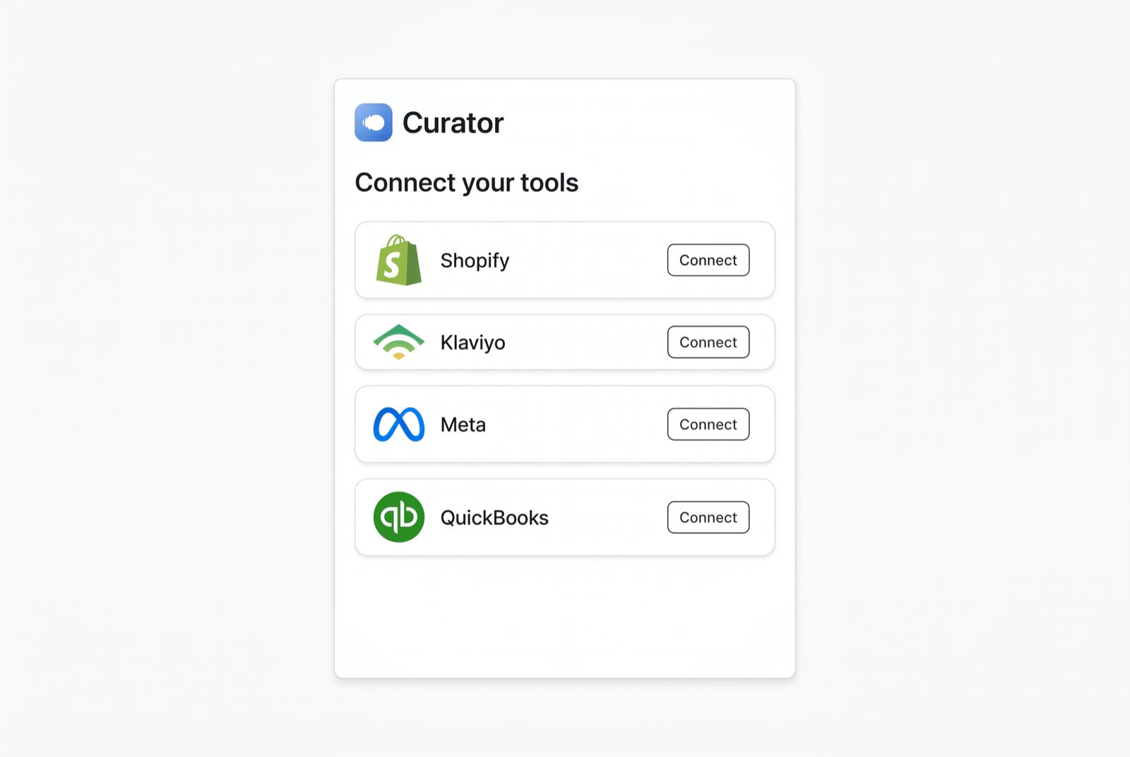 Curator recognizes the page you are on